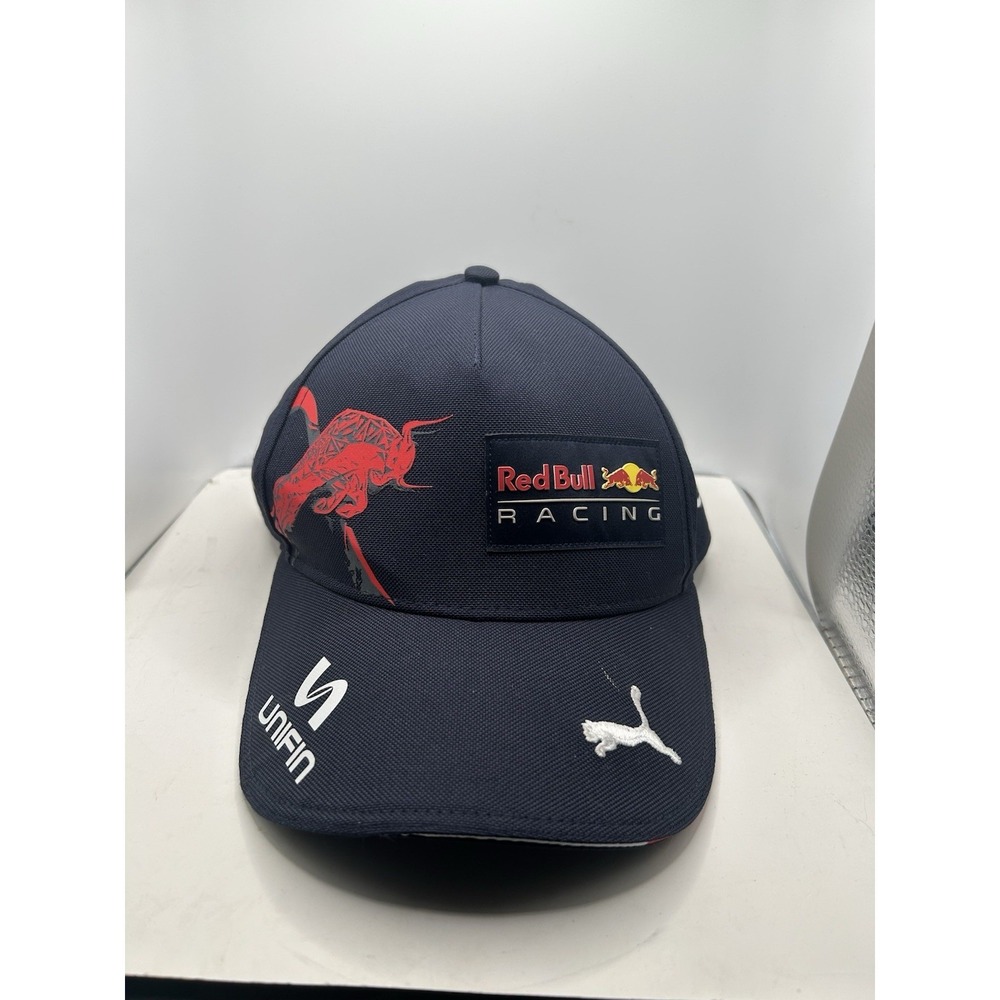 Puma Red Bull Racing F1 Sergio Perez #11 Hat Unifin Sponsor Navy Snapback Cap
